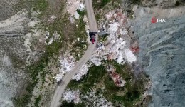 Tarım alanları moloz ve hafriyat atıklarına teslim oldu